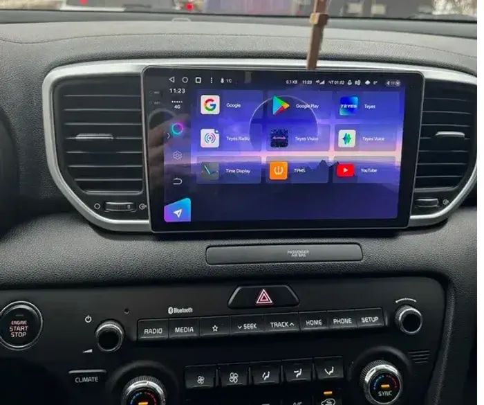 Магнитола для KIA Sportage 4 2018-2022 - Teyes CC4 монитор 9.2" 2K QLED на Android 14, Snapdragon 680, DSP, CarPlay, 4G SIM-слот