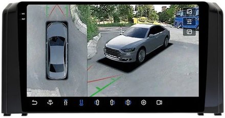 Магнитола для Toyota Roomy, Daihatsu Thor, Subaru Justy 2020-2024 - FarCar BX10-360-9559N монитор 10.36" 2K QLED на Android 13, 6Гб+128Гб, CarPlay, 4G SIM-слот, 4 камеры в комплекте