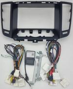 Магнитола для Infiniti FX35, FX37, FX50, FX30D S51 2008-2012, QX70 S51 2013-2018 (рамка тип 2 черная матовая) - FarCar BM9-9673F2BL монитор 9.5" QLED на Android 14, TS10, 4+32Гб, CarPlay, 4G SIM-слот