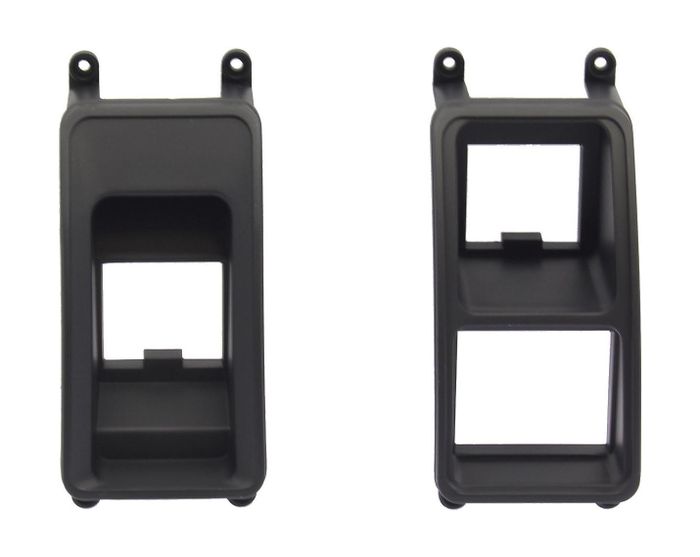 Комплект рамки с разъёмами 9"+can Subaru Forester 2013-2015, Impreza, XV 2012-2015 (B) воздуховоды без окантовок, цветной экран
