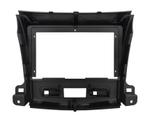 Комплект рамки с разъёмами 9"+can Mitsubishi Outlander XL, Peugeot 4007, Citroen C-crosser под рокфорд (перфорированная)