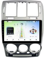 Магнитола для Hyundai Getz 2002-2011 (рамка серебро) - Teyes CC4L монитор 9" IPS на Android 14, Быстрая, Snapdragon 662, CarPlay, 4G SIM-слот