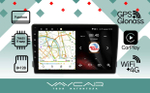 Магнитола для Ford Mondeo 4, Focus 2, S-Max/Galaxy и пр. (ШГУ овальное) - Vaycar VA17-1140 на Android 13, 8-ядер, 4G SIM-слот