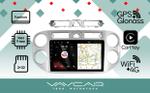 Магнитола для Volkswagen Tiguan 2007-2016 (рамка белая) - Vaycar VA81-0489 на Android 13, 4G SIM-слот