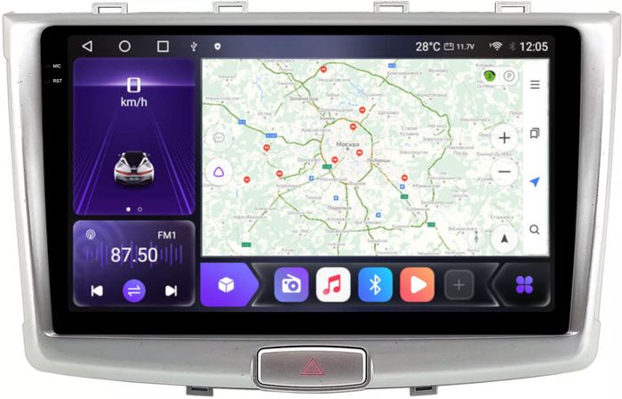 Магнитола для Haval H6 2016+ - Kuberg OL-1801 QLed+2K, Android 12, TS10,  CarPlay, 4G SIM-слот