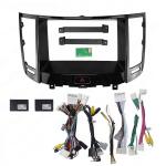 Магнитола для Infiniti QX70, FX35 (S51), FX37, FX30d, FX50 2008-2016 (Поддержка Bose и 360) - Kuberg SF-9828-3 QLed+2K, Android 12, TS10, CarPlay, 4G SIM-слот