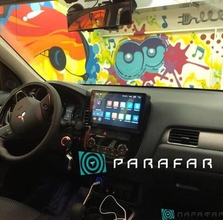 Магнитола для Mitsubishi Outlander 3 2012-2022 - Parafar PF230LUX2FHD на Android 13, 8-ядер, 2Гб+32Гб, CarPlay, 4G SIM-слот