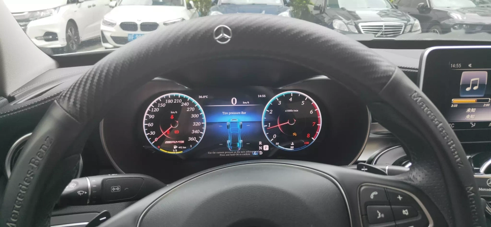 Электронная панель приборов Mercedes-Benz GLC 2014-2018 - 1301GLС с LCD / ЖК 12.3" экраном QLED