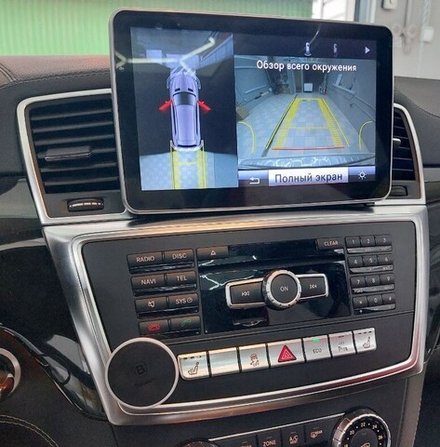 Магнитола для Mercedes-Benz ML (W166), GL (X166) 2011-2015 - Kuberg MKD-M9001 монитор 9" на Android 10, SIM-слот, 4ГБ-64ГБ