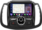 Магнитола для Ford Kuga 2 2017-2019 (SYNC 3, рамка с кнопками тип 2) - FarCar XXL9-8029F2B монитор 9.5" 2K QLED на Android 14, TS20, 8+256Гб, CarPlay, 4G SIM-слот