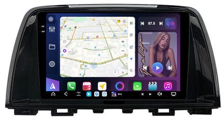 Магнитола для Mazda 6 GJ 2012-2014 - FarCar GX3012M монитор 9.5" 2K QLED на Android 14, TS20, 6+128Гб, CarPlay, 4G SIM-слот
