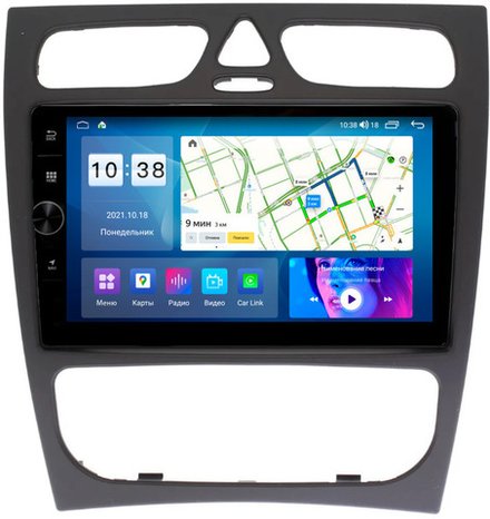 Магнитола для Mercedes-Benz G (W463) 2000-2006, C (W203) 2000-2004 - Parafar PF205LHDAV на Android 12, ТОП процессор, 3Гб+32Гб, CarPlay, 4G SIM-слот