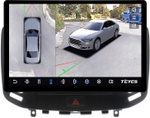 Магнитола для Infiniti G25, G35, G37 2006-2013 - Teyes CC3-2K-360 монитор 13" 2K QLED на Android 10, 6Гб+128Гб, CarPlay, 4G SIM-слот, 4 камеры в комплекте