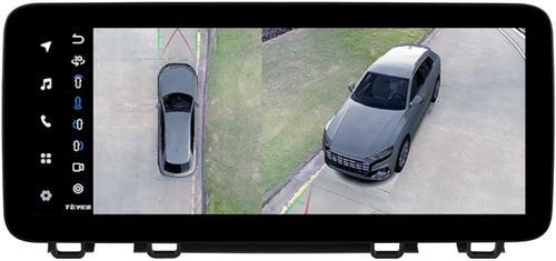 Магнитола для Honda CR-V 5 2017-2022 - Teyes LUX ONE 360 монитор 12.3" на Android 10, ТОП процессор, CarPlay, 4G SIM-слот, 6/128 ГБ, 4 камеры в комплекте