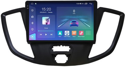 Магнитола для Ford Transit 7 2014-2023 - Parafar PF463U2K на Android 13, QLED+2K, ТОП процессор, 8Гб+128Гб, CarPlay, 4G SIM-слот