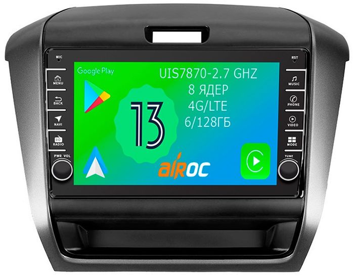 Магнитола для Honda Freed 2 2016-2023 - Airoc AB-1917 (кнопки и крутилки), Android 13, Быстрая, SIM-слот, CarPlay
