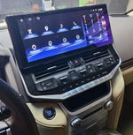 Магнитола для Toyota Land Cruiser 200 2015-2021 (с JBL и 360) - Kuberg ZH-T1604 монитор 16.3", Android 12, 8Гб+128Гб, CarPlay, 4G SIM-слот, блок климата и беспроводная зарядка