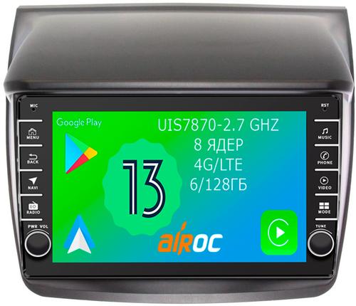 Магнитола для Mitsubishi L200, Pajero Sport 2006-2016 - Airoc AB-2605 (кнопки и крутилки), Android 13, TS20, 6/128Гб, SIM-слот, CarPlay