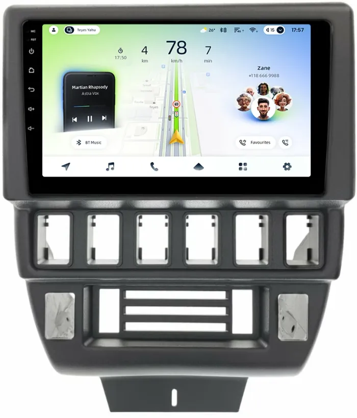 Магнитола для Lada 4x4, Urban, Bronto 1993-2019 - Teyes CC4L монитор 9" IPS на Android 14, Snapdragon 662, CarPlay, 4G SIM-слот