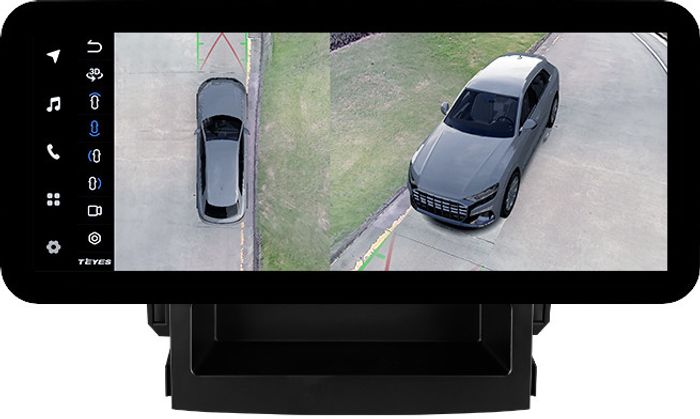 Магнитола для Subaru Forester 5 2018-2025 / XV 2 2017-2023 / Impreza 5 2016-2023 (без штатной КЗВ) - Teyes LUX ONE 360 монитор 12.3" 2K QLED на Android 10, Быстрая, CarPlay, 4G SIM-слот, 4 камеры в комплекте