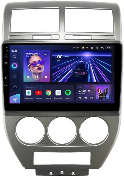 Магнитола для Jeep Compass 2006-2010 - Teyes CC3 Android 10, ТОП процессор, 4/32 Гб, CarPlay, SIM-слот