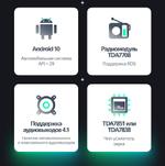 Магнитола для Mercedes-Benz Smart ForTwo/ForFour W453 2014-2023 - Teyes CC2 PLUS монитор 9" QLED, Android 10, Быстрая, SIM-слот