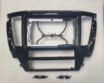 Магнитола для Mitsubishi Pajero Sport 3 2020-2024, Montero Sport (прямоугольный климат, рамка 9) - Kuberg EW-9638-2 IPS, Android 10, 8 ядер (TS18), 4G SIM-слот