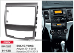 Магнитола для SsangYong Actyon II 2011-2013 - FarCar 7305H7 дисплей 7" на Android 13