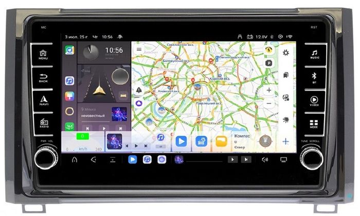 Магнитола для Toyota Tundra 2 2013-2022 - Kuberg OL-9429 (кнопки и крутилки) Android 13, TS20, 6+128Гб, CarPlay, 4G SIM-слот