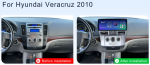 Магнитола для Hyundai iX55 - Kuberg монитор 12.3" в стиле Audi на Android 13, Быстрая, CarPlay, 4G SIM-слот