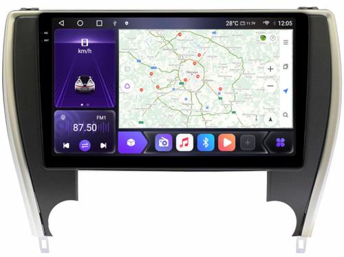 Магнитола для Toyota Camry 2014-2018 (из Америки) - Kuberg SF-1608A QLed+2K, Android 12, TS10, CarPlay, 4G SIM-слот