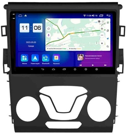 Магнитола для Ford Mondeo 5 2015-2019 - Parafar PF966RN2K на Android 13, QLED+2K, ТОП процессор, 4Гб+32Гб, CarPlay, 4G SIM-слот