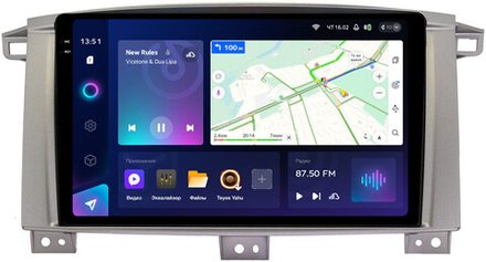Магнитола для Toyota Land Cruiser 105 1998-2007 - Teyes CC3-2K QLed Android 10, ТОП процессор, SIM-слот, CarPlay