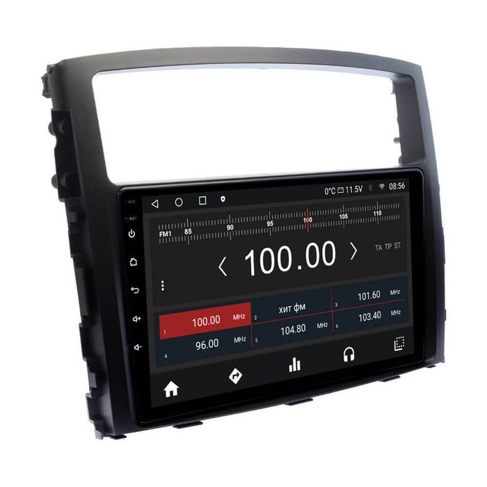 Магнитола для Mitsubishi Pajero 4 2006-2022 - Kuberg OL-9566 Android 10, 8-ядер, 4G SIM-слот