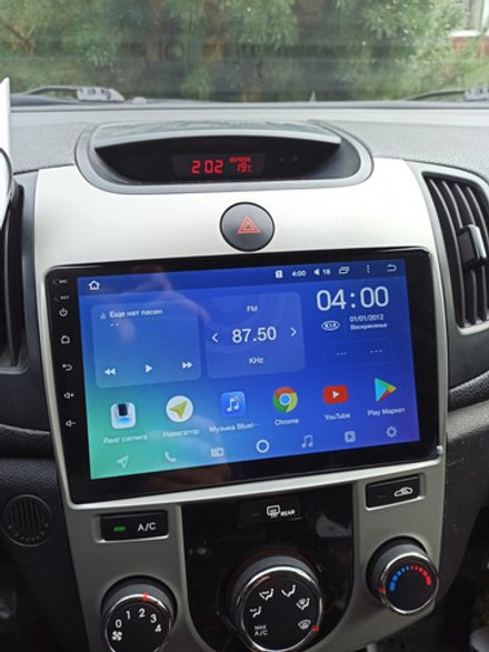 Магнитола для KIA Cerato 2 2008-2013 (кондиционер) - Kuberg OL-9736-M IPS, Android 10, 8 ядер (TS18), 4G SIM-слот