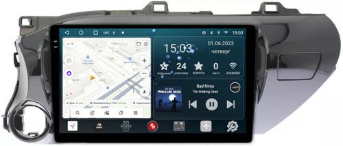 Магнитола для Toyota Hilux 8 2015-2023+ - RedPower 186 Android 10, QLED+2K, ТОП процессор, 6Гб+128Гб, CarPlay, SIM-слот