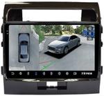 Магнитола для Toyota Land Cruiser 200 2007-2015 (экран климата внизу) - Teyes CC3-2K-360 на Android 10, Быстрая, 2K QLED, CarPlay, 4G SIM-слот, 4 камеры в комплекте