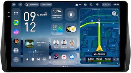 Магнитола для Toyota Wish 2 2009-2017 - Teyes CC4-PRO монитор 10.36" 2K QLED на Android 13, Snapdragon 778G, ИИ, CarPlay, DSP, 4G SIM-слот