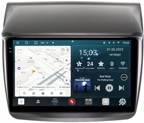 Магнитола для Mitsubishi L200, Pajero Sport 2006-2016 - RedPower 038 Android 10, QLED+2K, ТОП процессор, 6Гб+128Гб, CarPlay, SIM-слот