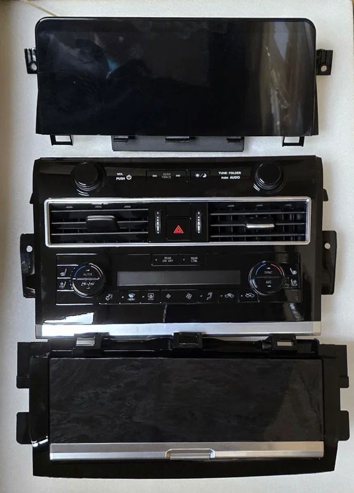Магнитола для Nissan Patrol Y62, Infiniti QX56/QX80 2010-2019 (поддержка Bose, 360 и мониторов) - Kuberg ZF-3056-GE монитор 12.3", Android 13, Быстрая, CarPlay, SIM-слот