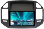 Магнитола для Mitsubishi Pajero 3, Montero 3 1999-2006 (рамка черная) - Teyes CC4 монитор 9.2" 2K QLED на Android 14, Быстрейшая, Snapdragon 680, DSP, CarPlay, 4G SIM-слот