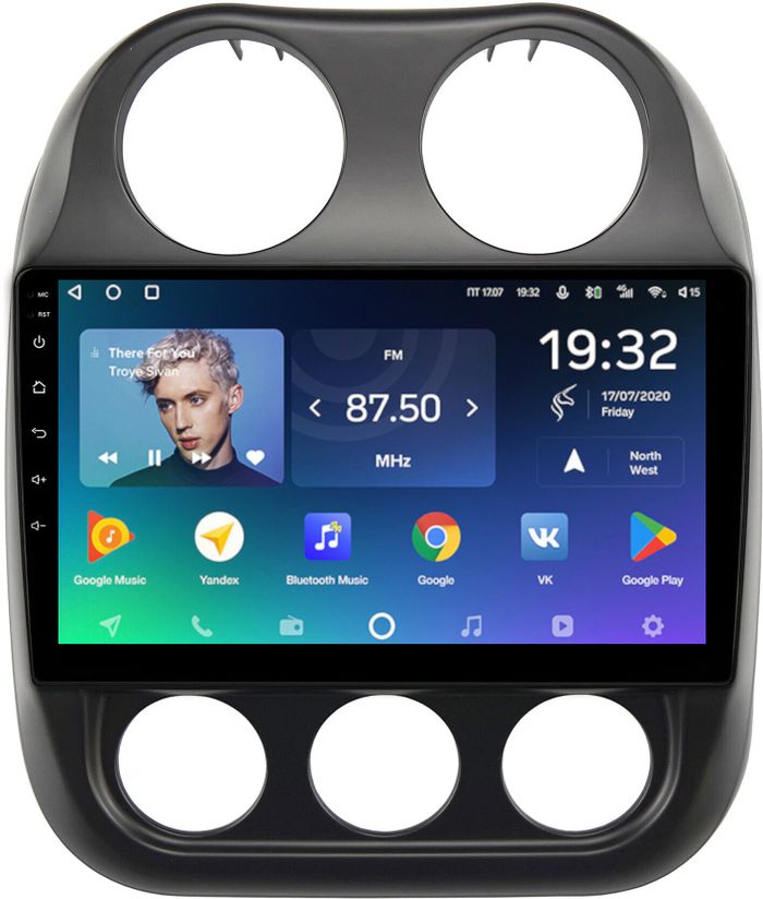 Магнитола для Jeep Compass 2011-2015 - Teyes CC2 PLUS Android 10, ТОП процессор, 4-64, SIM-слот