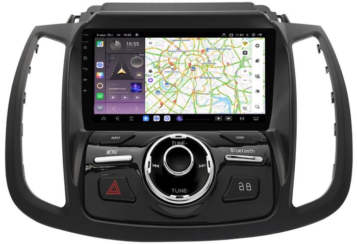 Магнитола для Ford Kuga 2 2012-2019 (для SYNC) - Kuberg QLed, Android 13, Быстрейшая, CarPlay, SIM-слот