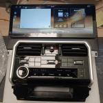 Магнитола для Nissan Patrol Y62, Infiniti QX56/QX80 2010-2019 - Kuberg цвет беж, монитор 17", Android 13, Быстрая, CarPlay, 4 SIM-слот, беспроводная зарядка