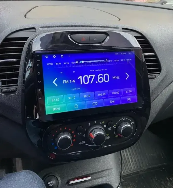 Магнитола для Renault Kaptur 2016+ (кондиционер) - Kuberg EW-9627-M QLed, Android 12, TS10, CarPlay, 4G SIM-слот