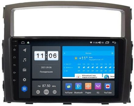 Магнитола для Mitsubishi Pajero 4 2006-2022 (любая комплектация) - AK333R9-MTK-LTE Android 10, 8-ядер, 4-64Гб, SIM-слот