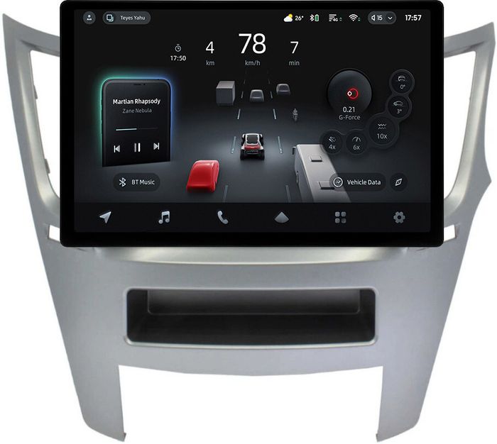 Магнитола для Subaru Legacy 5, Outback 4 2009-2014 (правый руль) - Teyes CC4-PRO монитор 13" 2K QLED на Android 13, Быстрейшая, Snapdragon 778G, ИИ, CarPlay, DSP, 4G SIM-слот