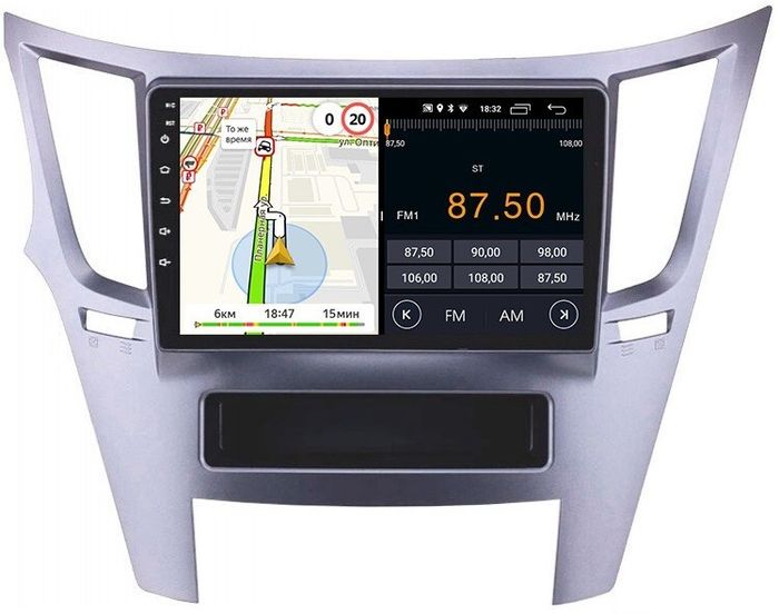 Магнитола для Subaru Legacy, Outback 2009-2015 - Parafar PF794FHD на Android 13, 8-ядер, 2Гб+32Гб, CarPlay, 4G SIM-слот