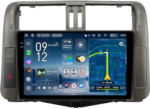 Магнитола для Toyota Land Cruiser Prado 150 2009-2013 (взамен 7" навигации) - Teyes CC4-PRO монитор 9.5" 2K QLED на Android 13, Snapdragon 778G, ИИ, CarPlay, DSP, 4G SIM-слот