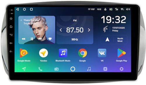 Магнитола для Mercedes-Benz Smart ForTwo/ForFour W453 2014-2023 - Teyes CC2 PLUS Android 10, ТОП процессор, 4-64, SIM-слот